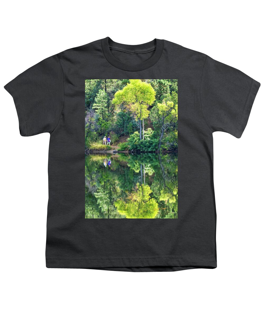 Trees Youth T-Shirt featuring the photograph Morning Walk by Dan McGeorge