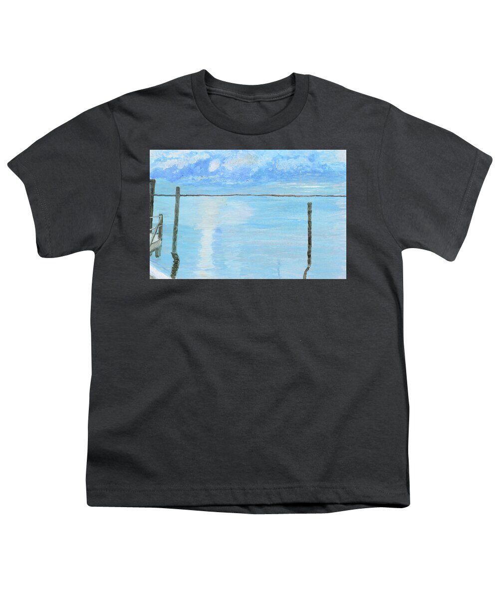 Florida Youth T-Shirt featuring the painting Netters Island 160 by Toni Willey