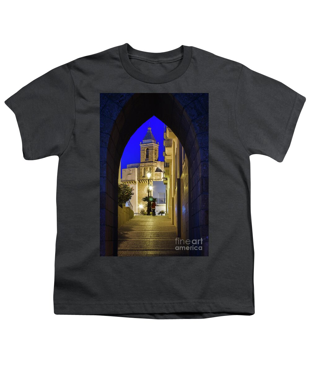 Building Youth T-Shirt featuring the photograph Our Lady of the O Church Rota Cadiz Spain by Pablo Avanzini