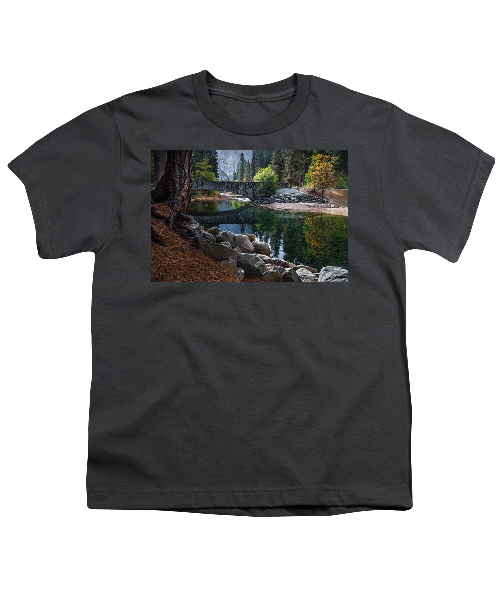 Yosemite Youth T-Shirt featuring the photograph Peaceful Yosemite by Larry Marshall
