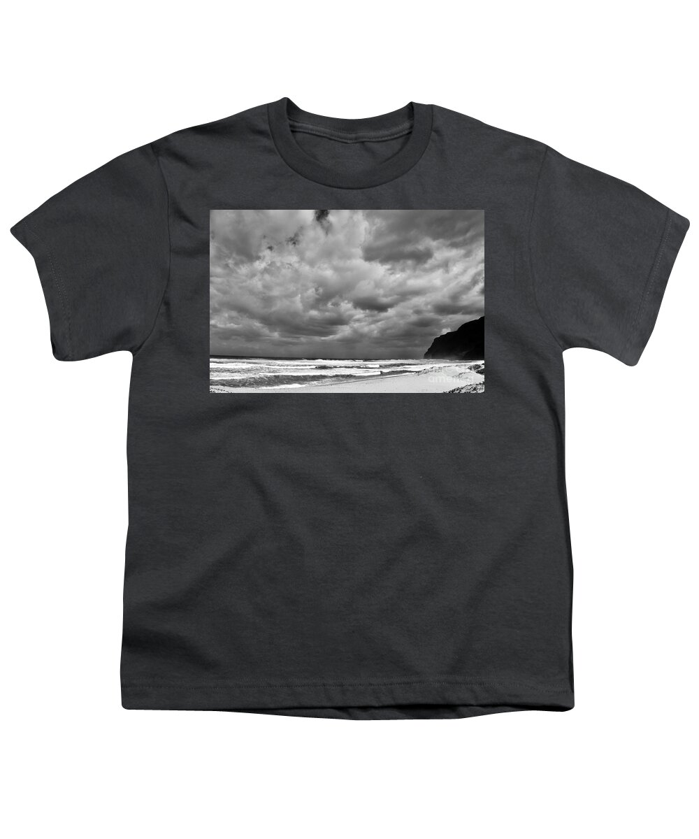 Wave Youth T-Shirt featuring the photograph Polihale Beach Power by Debra Banks