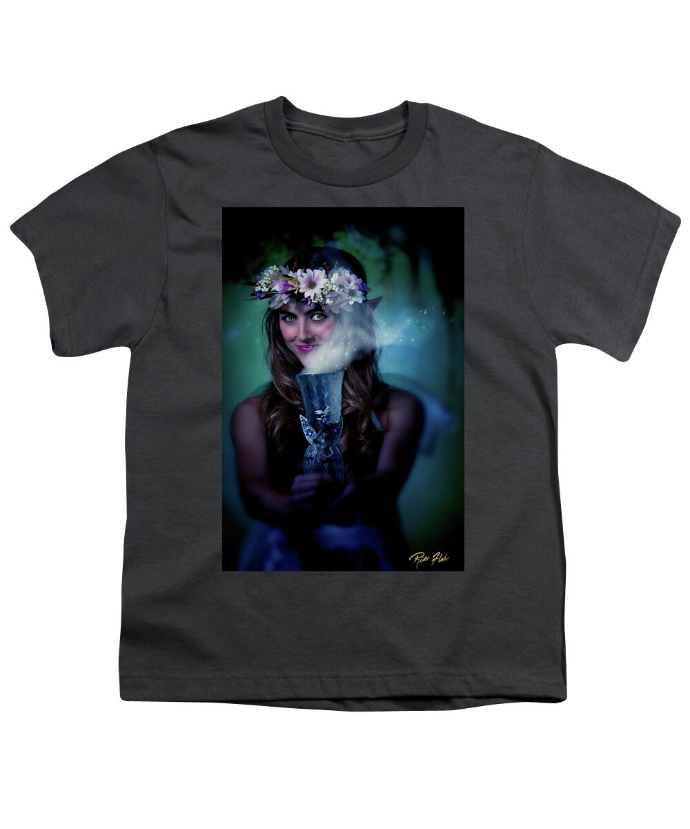 Fairy Youth T-Shirt featuring the photograph Profrerred Potion by Rikk Flohr