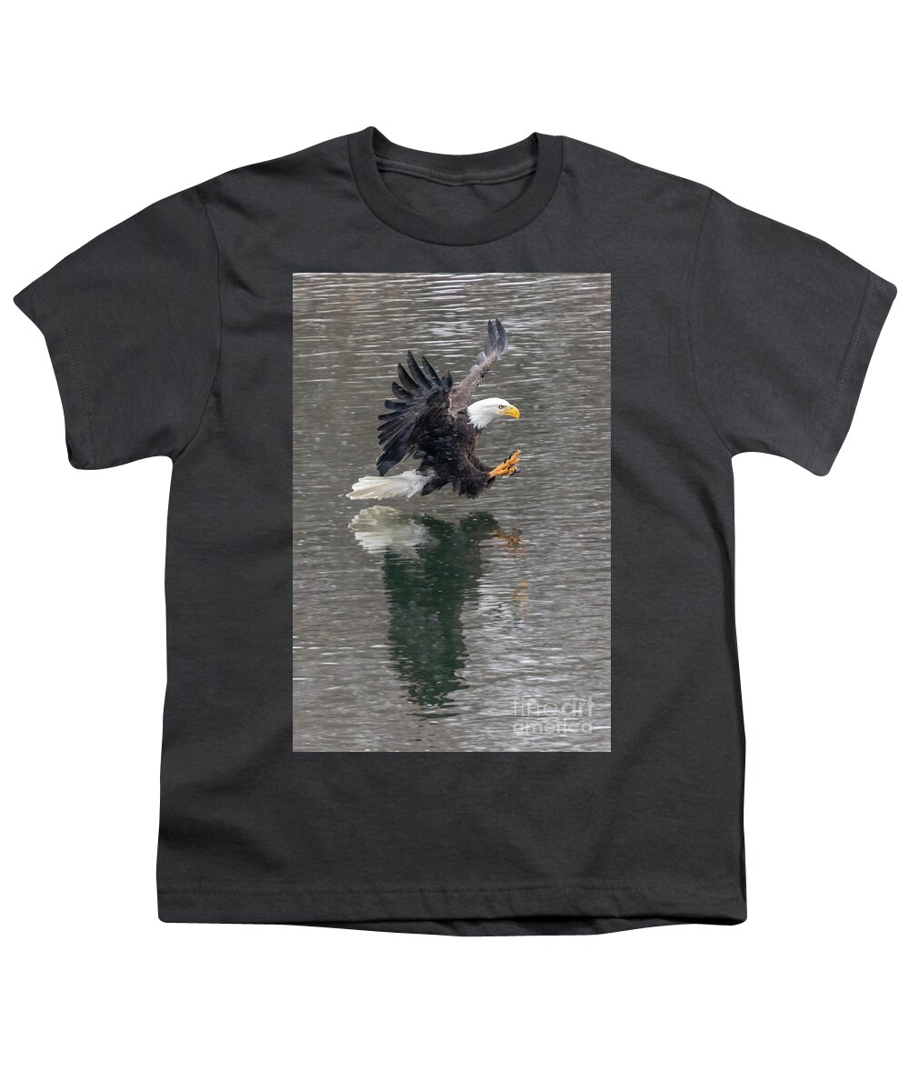Eagle Youth T-Shirt featuring the photograph Ready to Grab by Michael Dawson