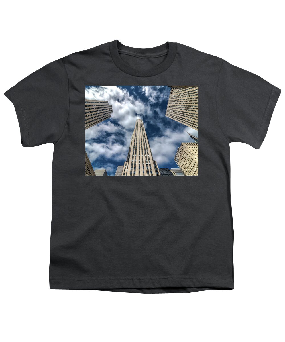  Youth T-Shirt featuring the photograph Rockefeller Center by Patrick Boening