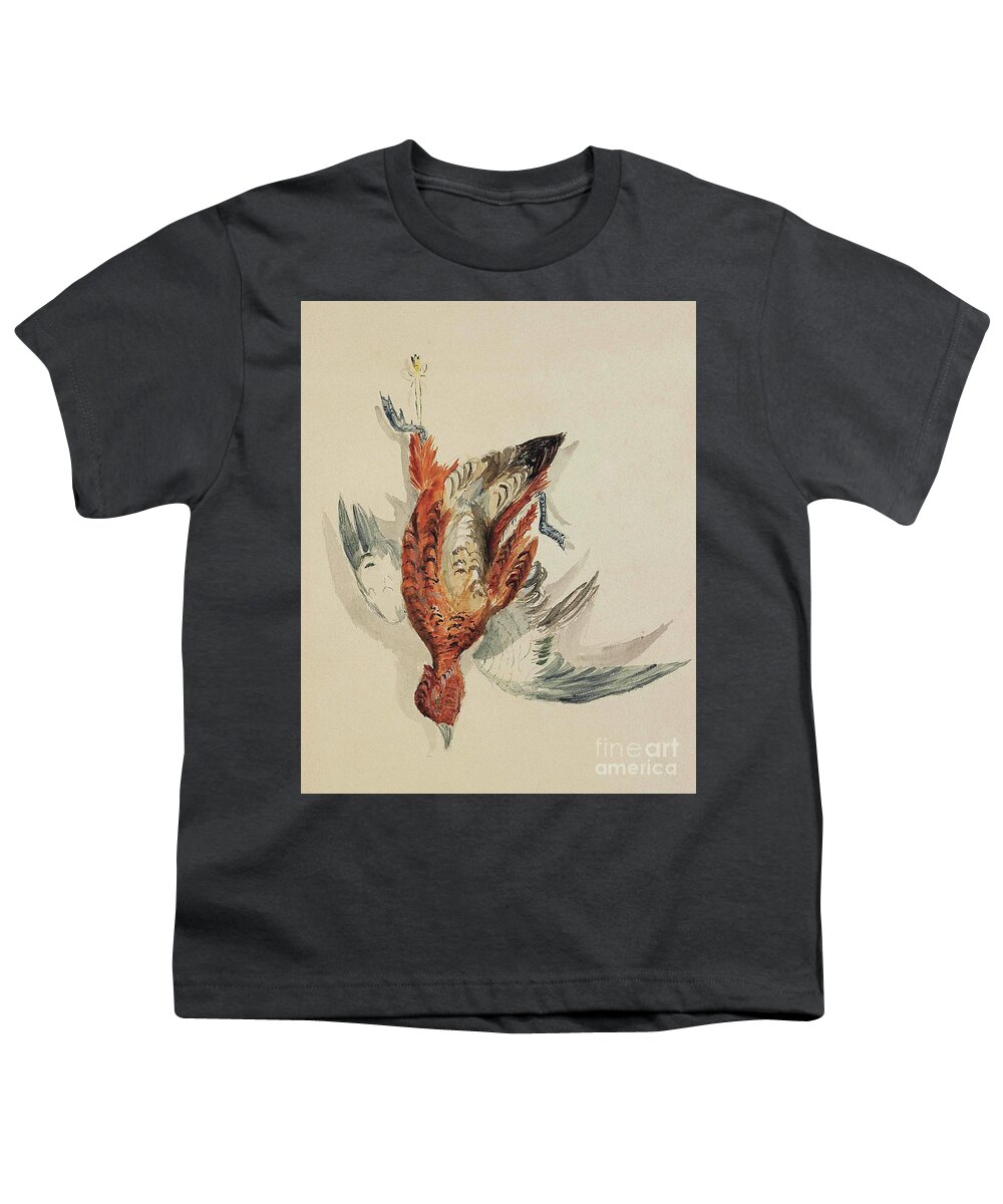 Watercolor Youth T-Shirt featuring the painting Rouge de riviere by Henri de Toulouse-Lautrec