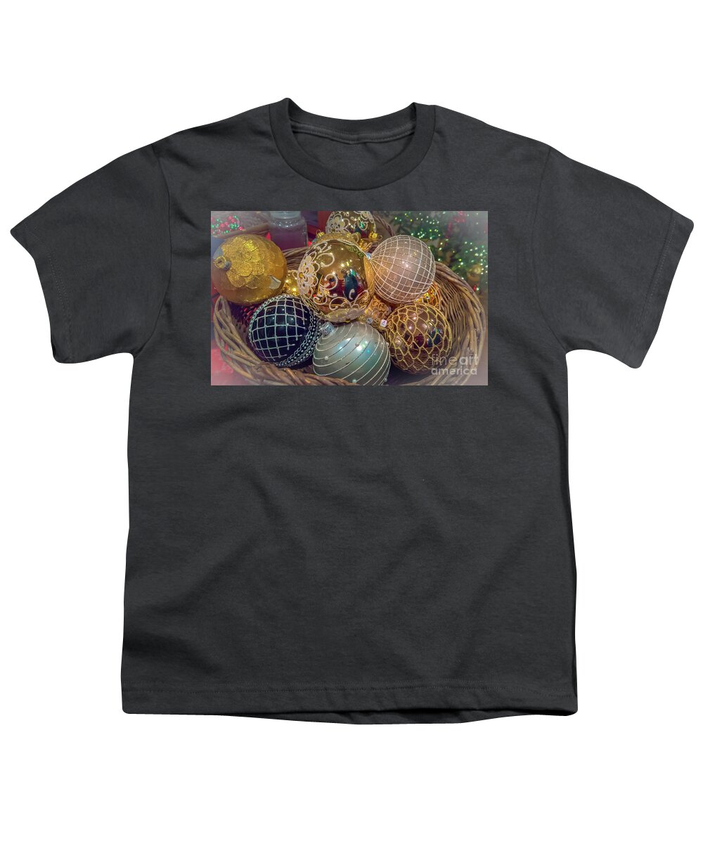 Christmas Youth T-Shirt featuring the photograph Round Christmas by Agnes Caruso