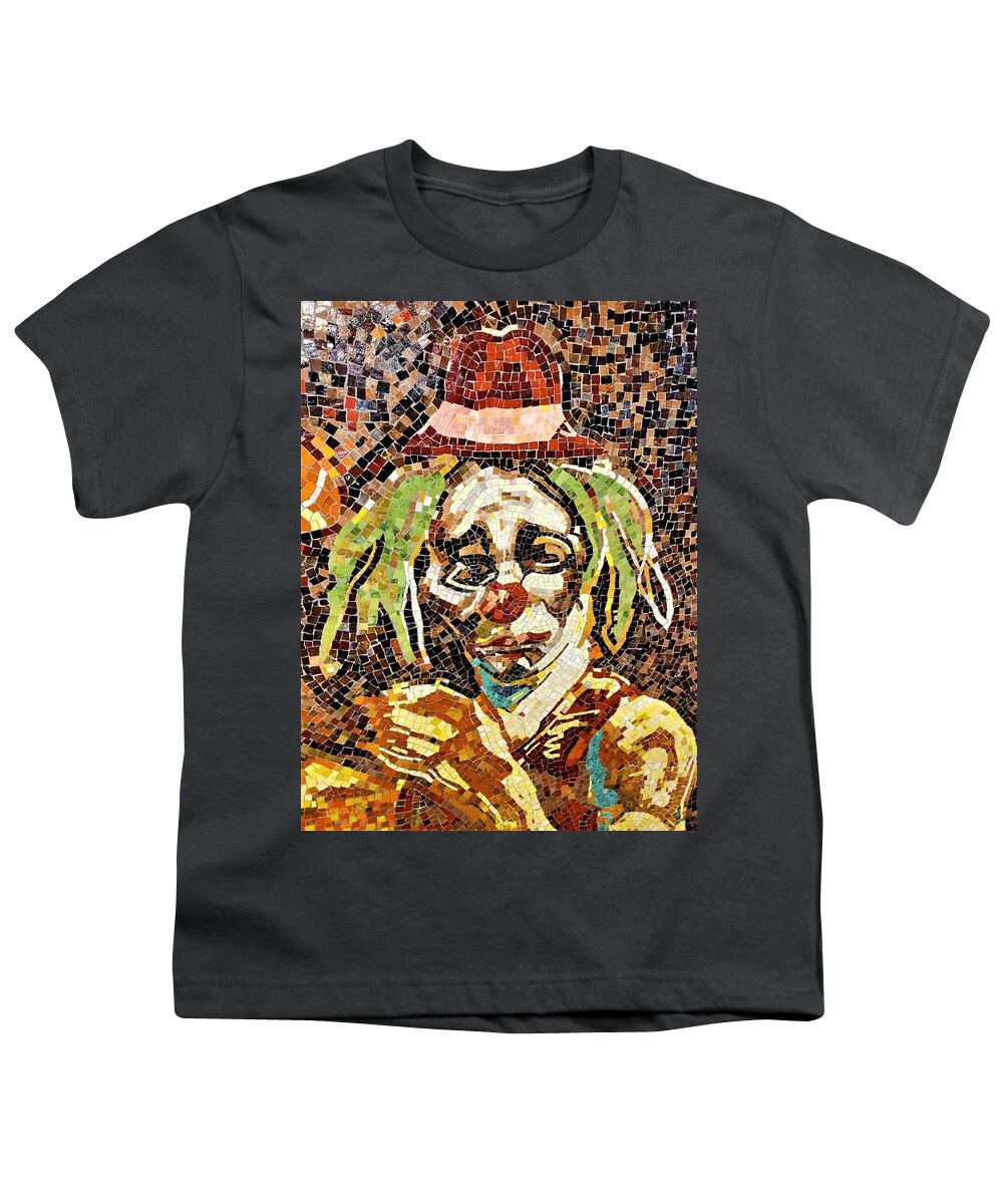 Sad Youth T-Shirt featuring the photograph Sad Hobo Clown by Rob Hans