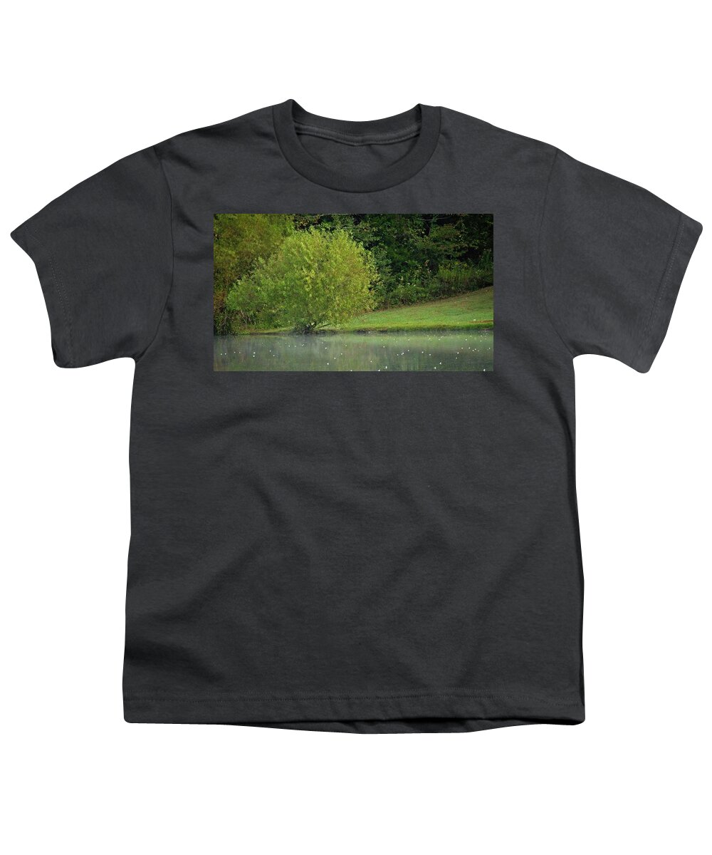 Landscapephotography Youth T-Shirt featuring the photograph Shoreline Tree by John Benedict