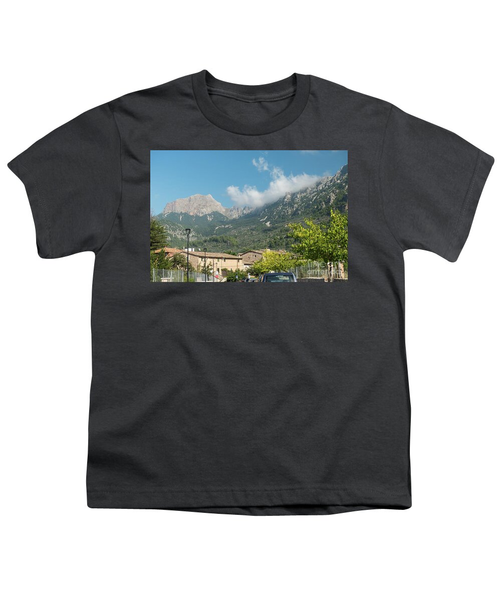 Balearic Islands Youth T-Shirt featuring the photograph Soller countryside by Rod Jones
