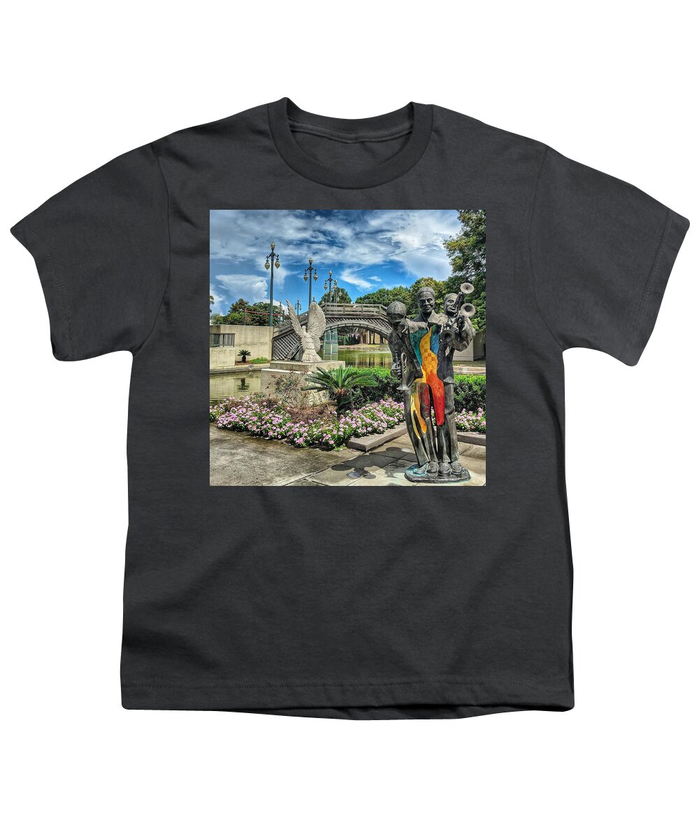 New Orleans Youth T-Shirt featuring the photograph Sounds of NOLA by Portia Olaughlin