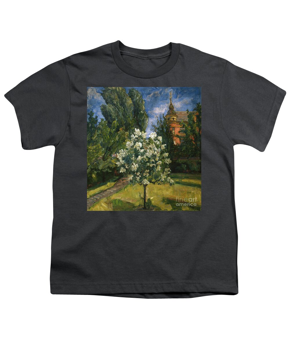 Tree Youth T-Shirt featuring the painting Summer Day By Thorolf Holmboe by Thorolf Holmboe