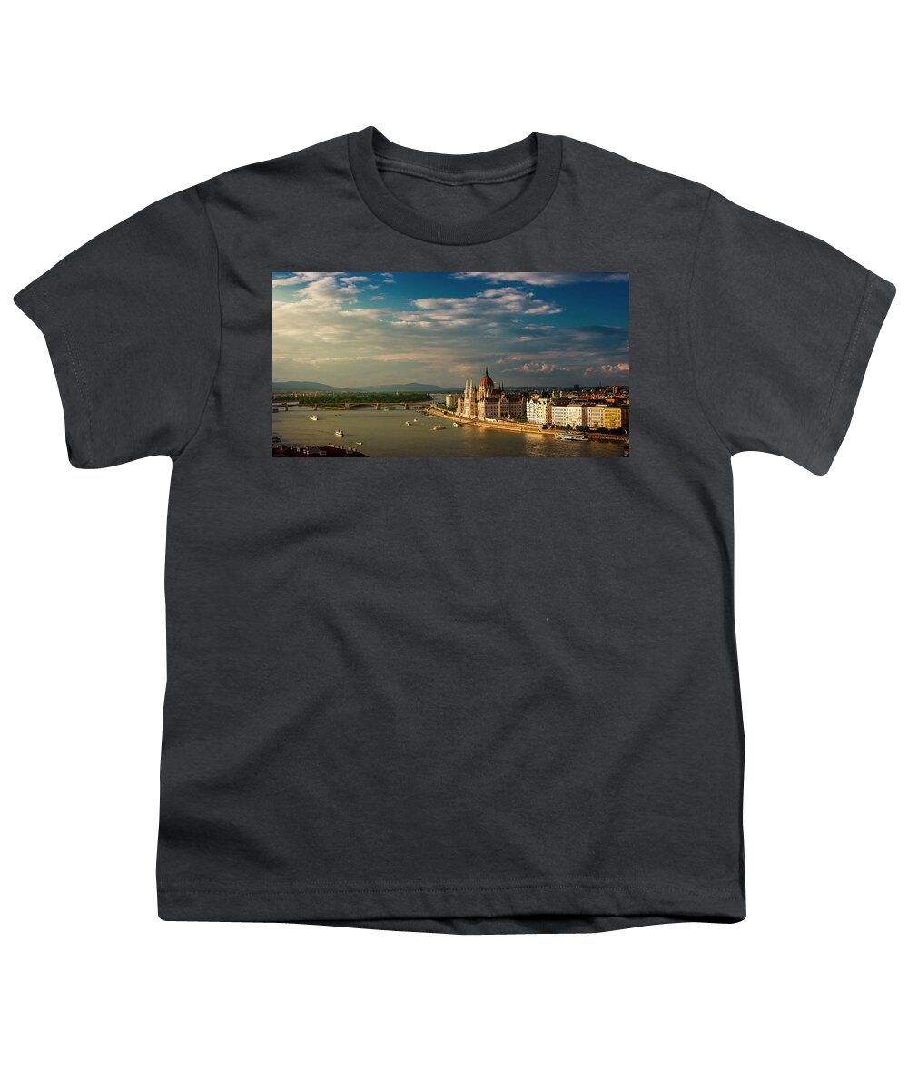 2018 Youth T-Shirt featuring the photograph Sunlit Budapest by Rob Amend
