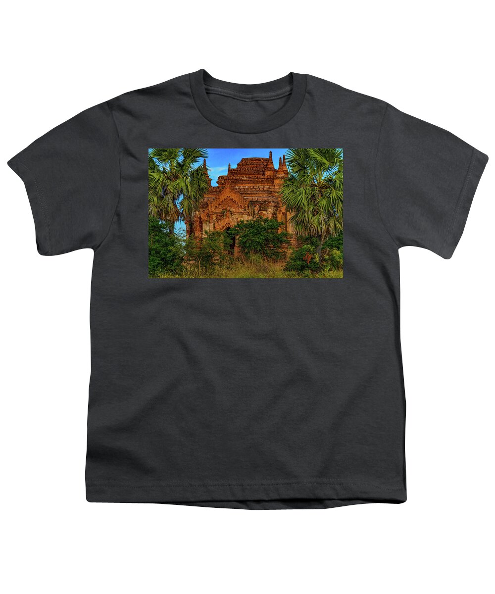 Stupa Youth T-Shirt featuring the photograph Super Stupa by Chris Lord