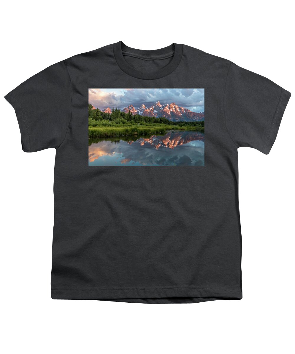 Grand Tetons Youth T-Shirt featuring the photograph Teton Dreams by Mary Amerman
