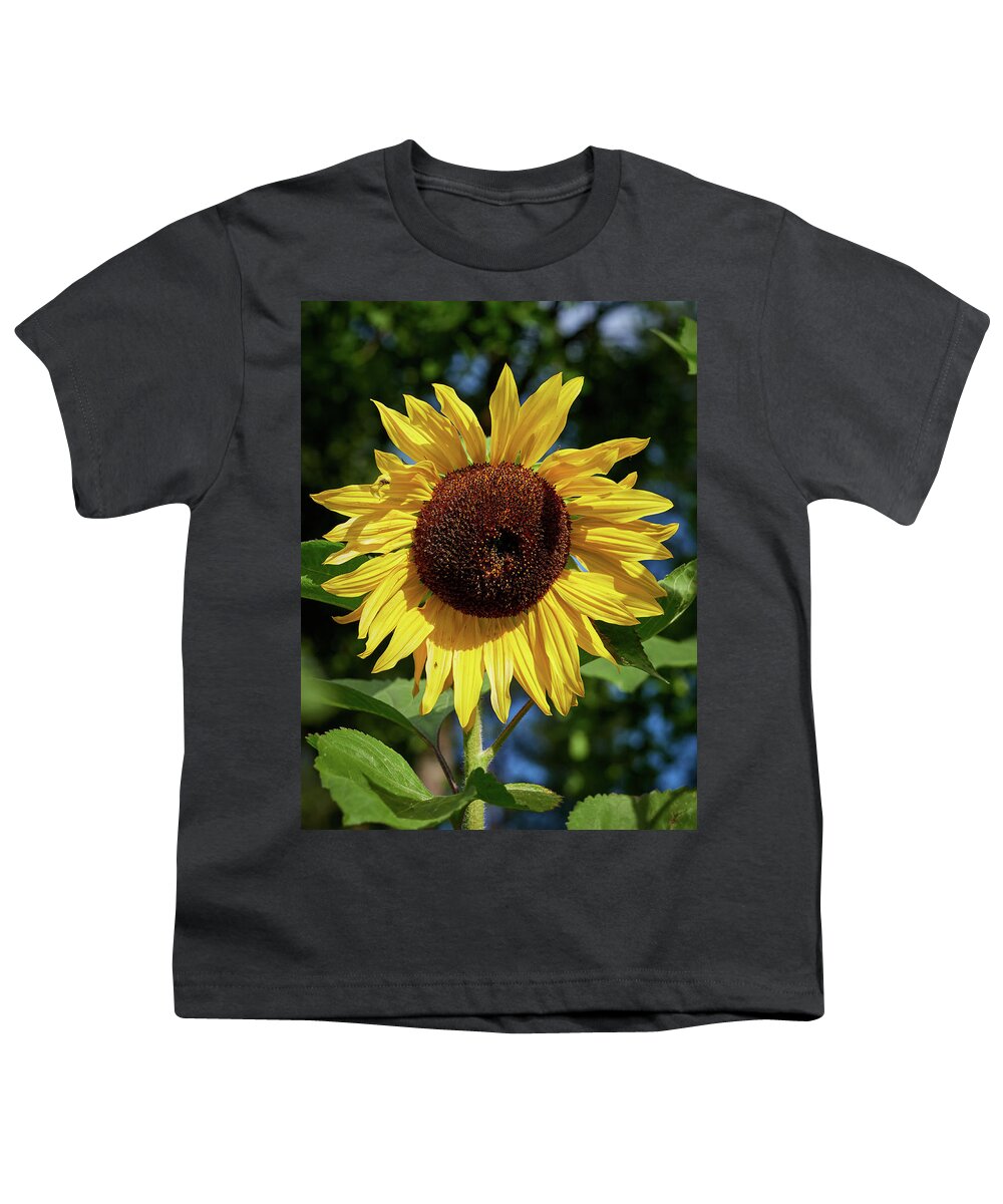 Finland Youth T-Shirt featuring the photograph The Great Sunflower by Jouko Lehto
