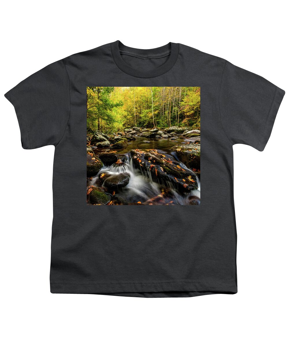 Sunset Youth T-Shirt featuring the photograph The Rock by Johnny Boyd