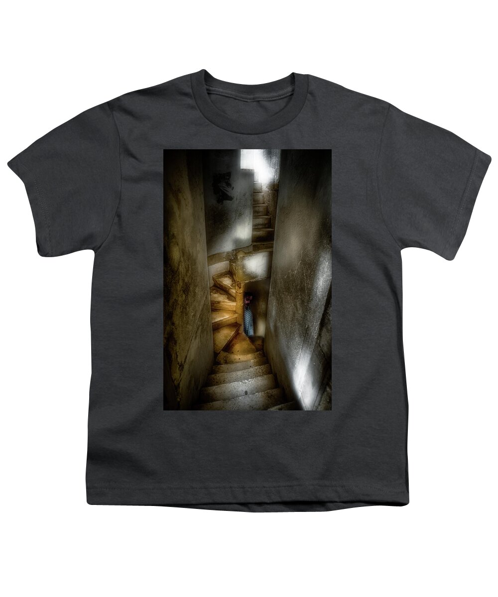 Quarantine Youth T-Shirt featuring the photograph The warder of the way out by Micah Offman