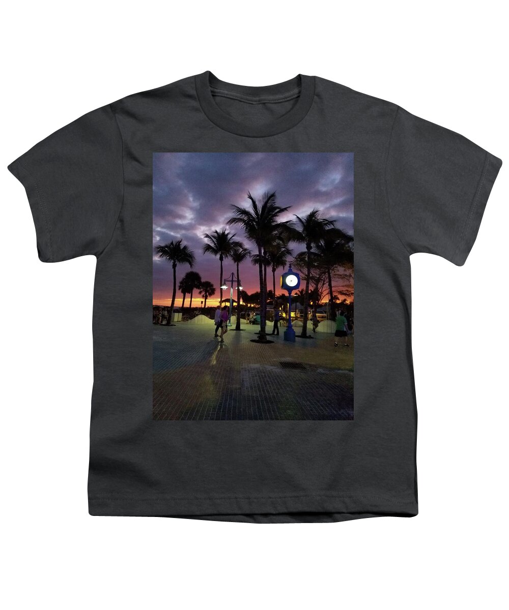 Beach Youth T-Shirt featuring the photograph Time Square II by Karen Stansberry