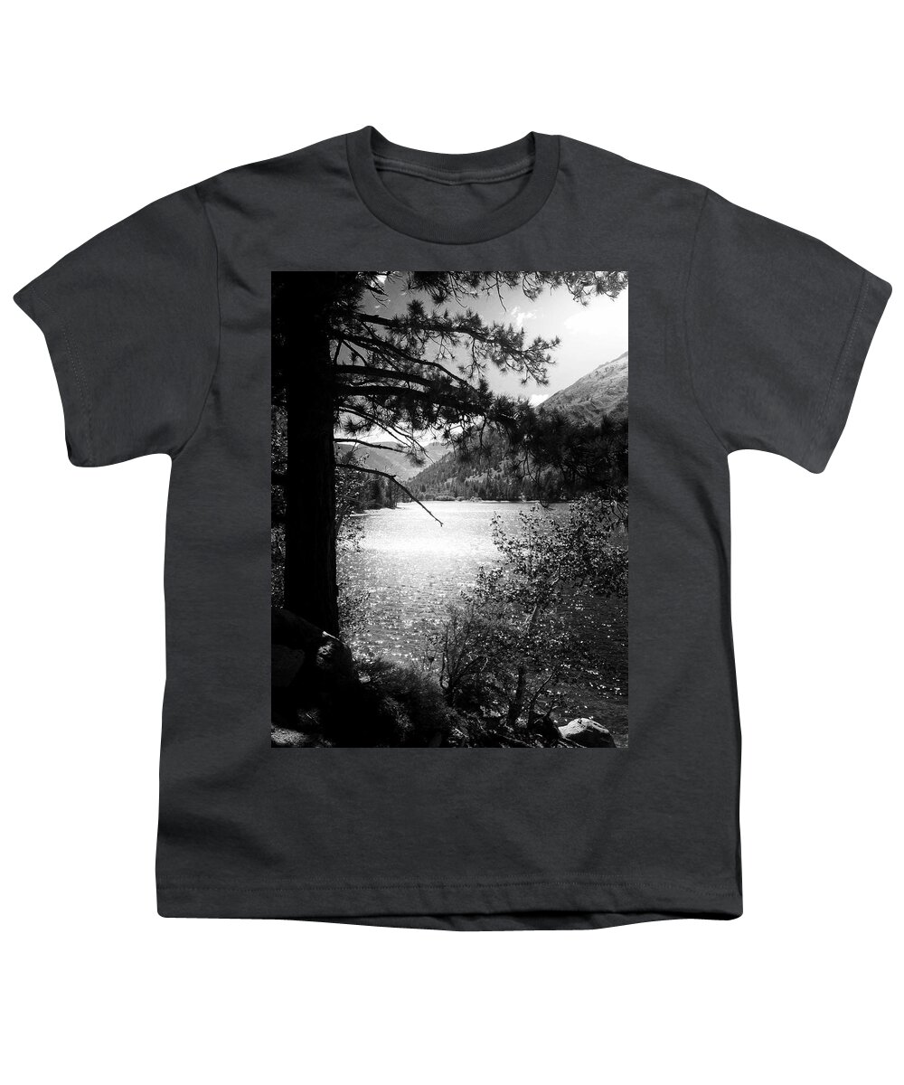 Mountain Lake Youth T-Shirt featuring the photograph Twin Lakes, CA by Marty Klar