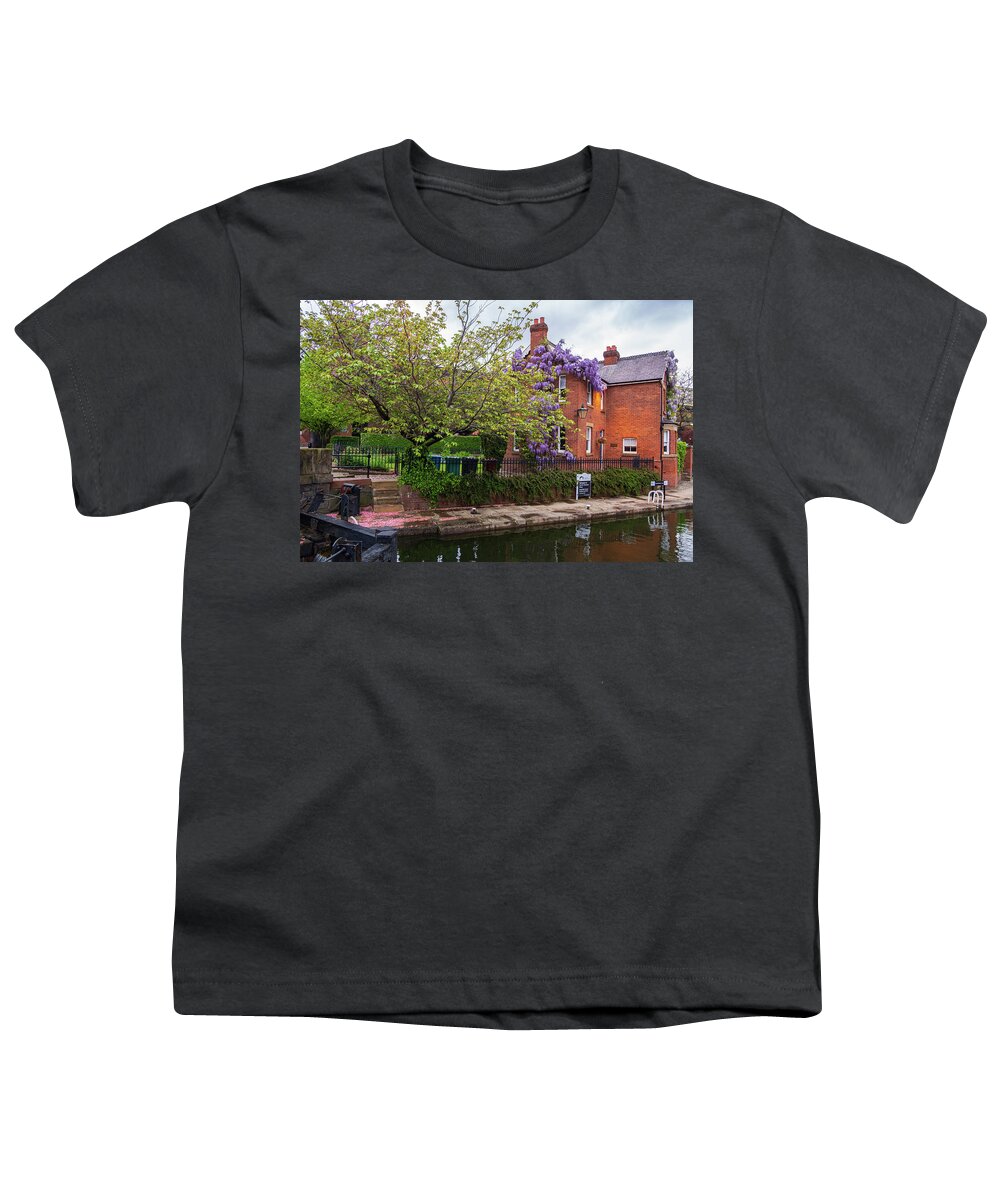 Castlefield Youth T-Shirt featuring the photograph Victorian beauty restoration area by Iordanis Pallikaras