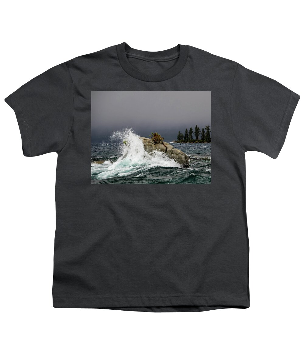 Lake Youth T-Shirt featuring the photograph Watering the Bonsai by Martin Gollery