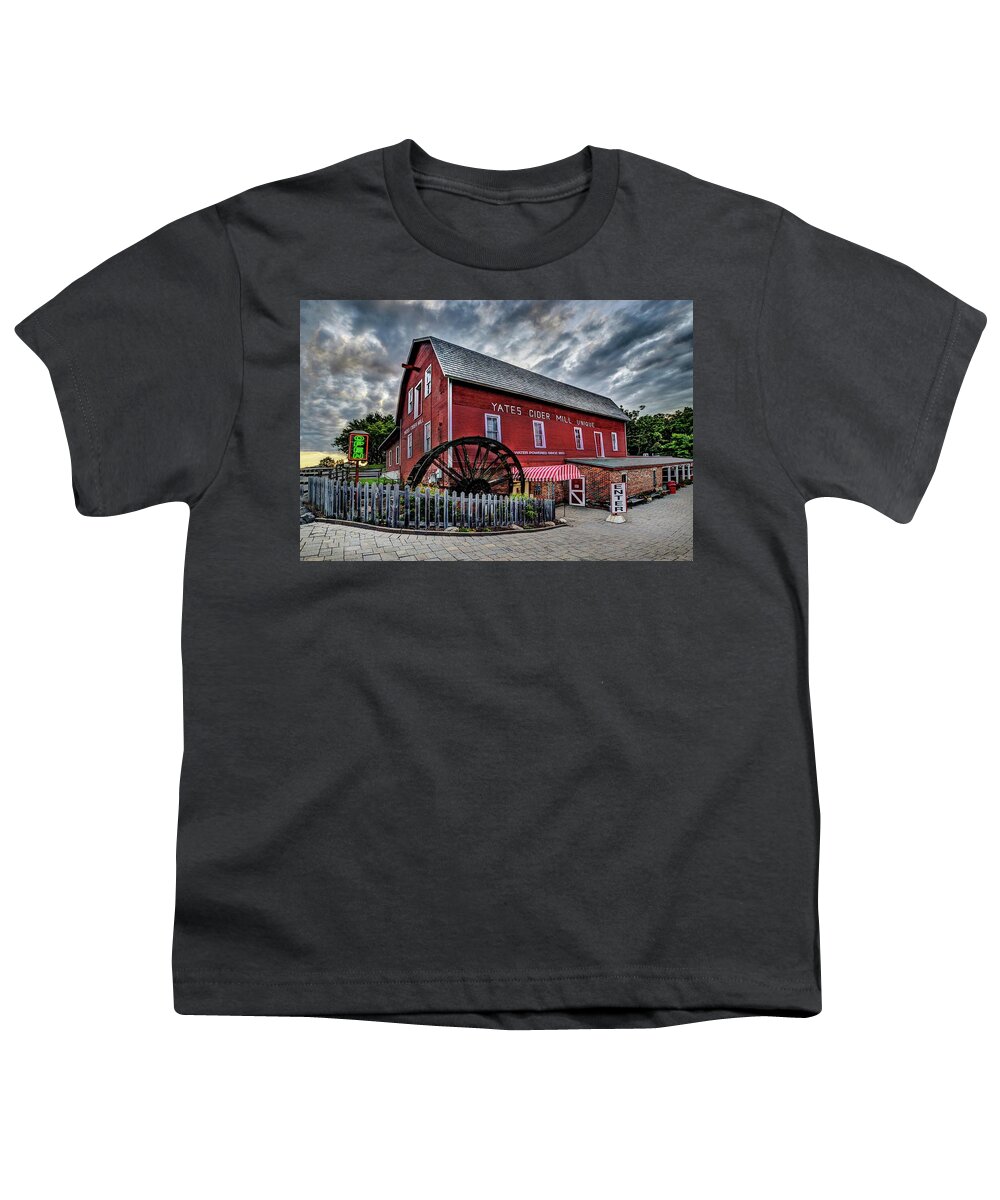 Rochester Youth T-Shirt featuring the digital art Yates Cider Mill DSC_0694 by Michael Thomas