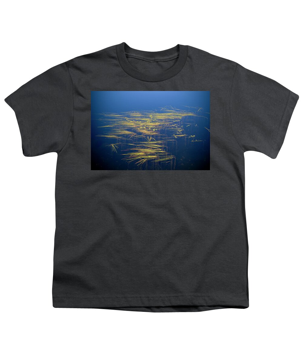 Photography Youth T-Shirt featuring the photograph Zen Reeds by Jeffrey PERKINS