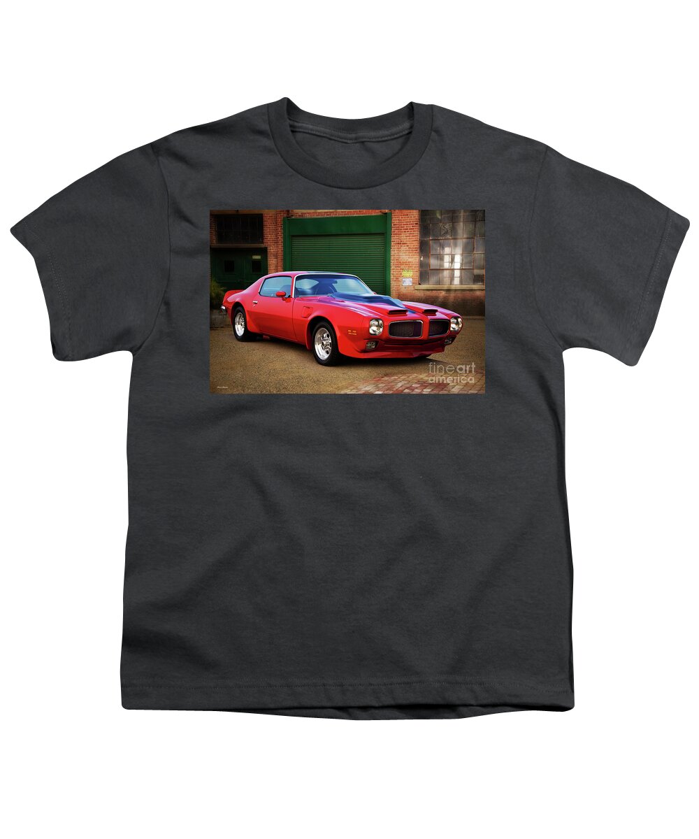 1971 Pontiac Trans Am Youth T-Shirt featuring the photograph 1971 Pontiac Trans Am by Dave Koontz