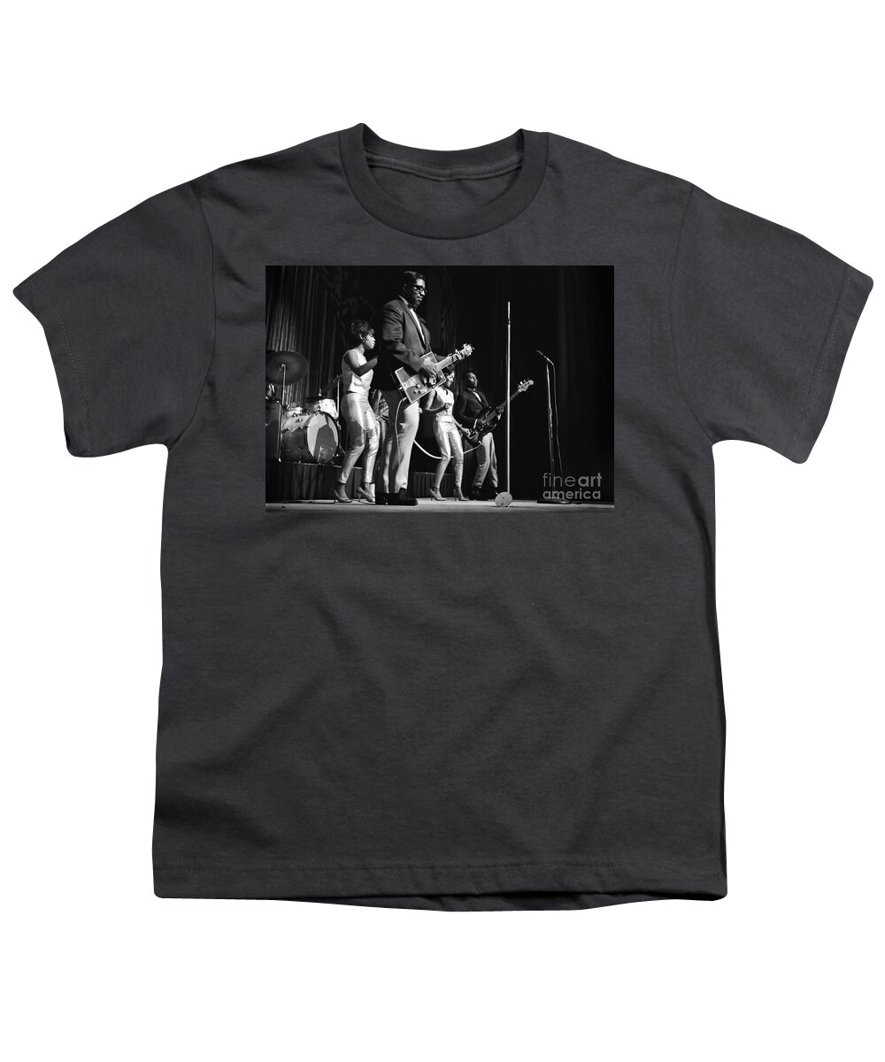 Bo Youth T-Shirt featuring the photograph Bo Diddley #1 by Action