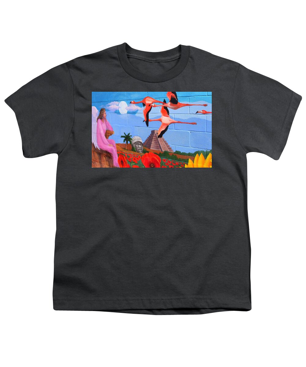 Murals Youth T-Shirt featuring the painting Earth Art 1 by Marian Berg