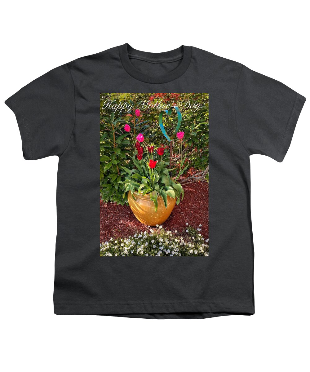Mother’s Day Youth T-Shirt featuring the photograph Happy Mothers Day #1 by Jerry Abbott
