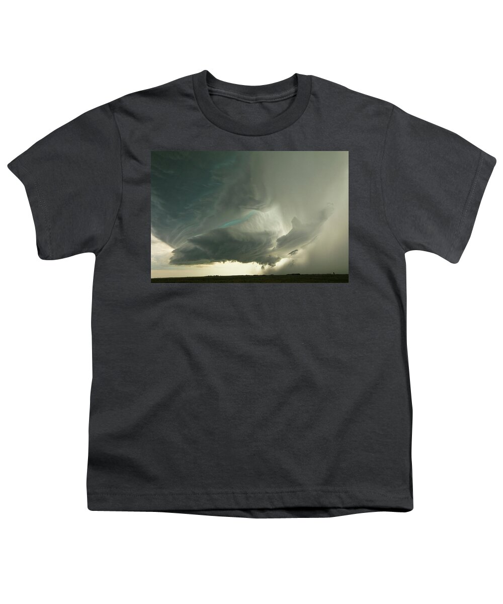 Saskatchewan Youth T-Shirt featuring the photograph Prairie Mothership #1 by Ryan Crouse