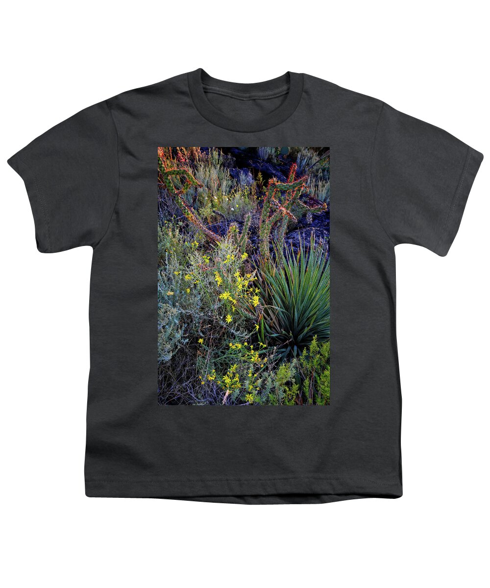Valley Of The Fires Youth T-Shirt featuring the photograph Vegetation in the Valley of Fires #1 by George Taylor