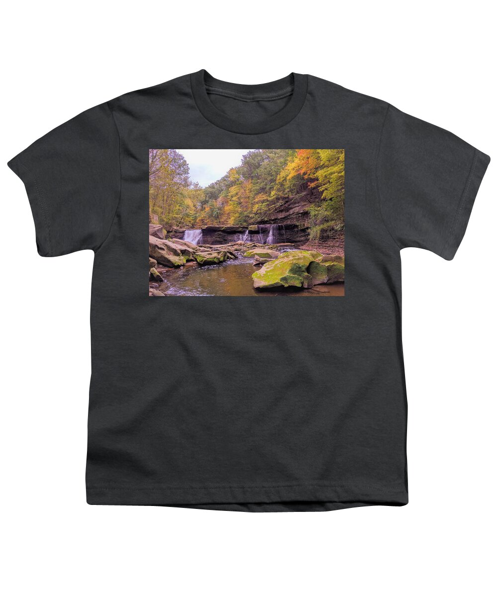  Youth T-Shirt featuring the photograph Great Falls by Brad Nellis