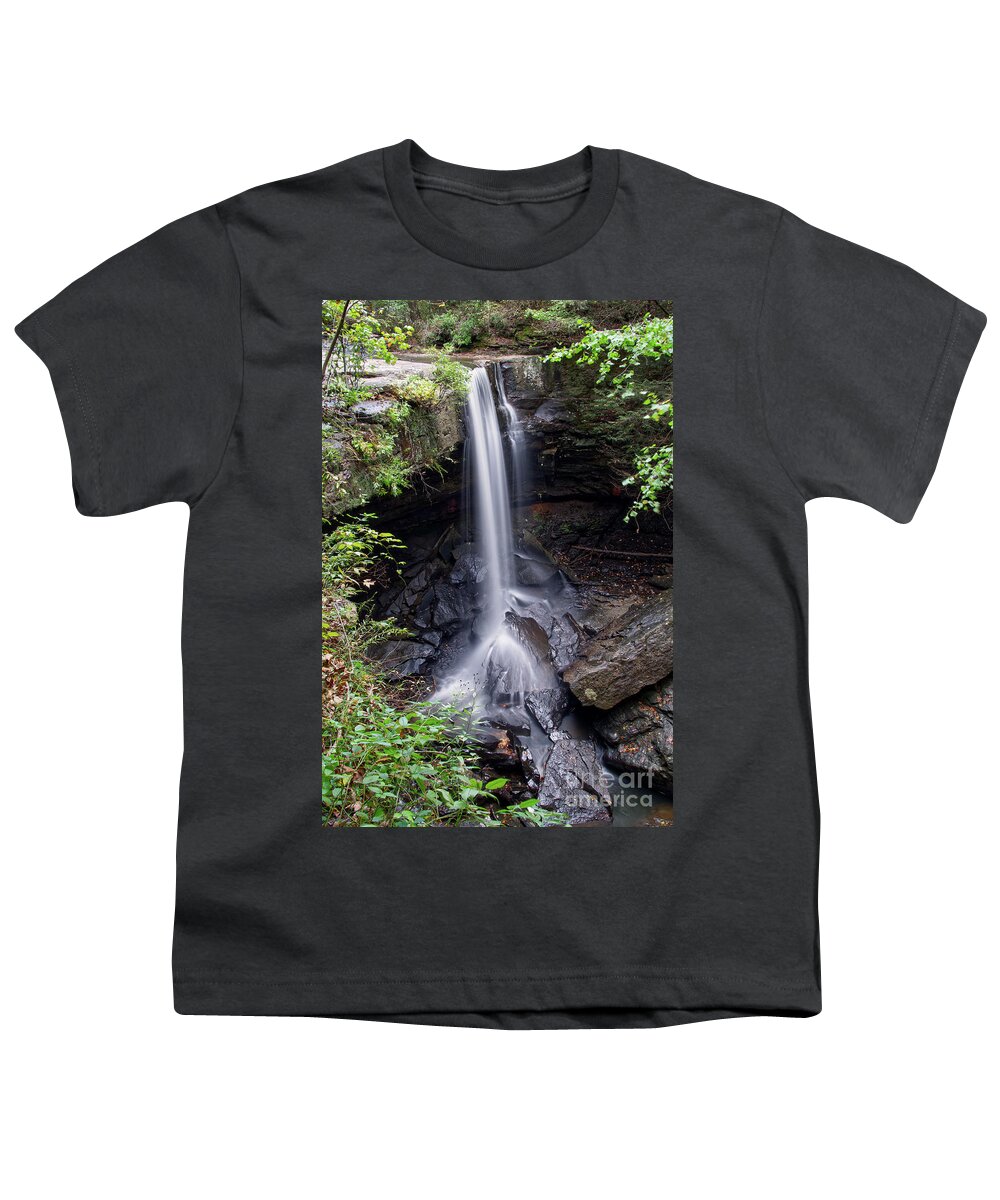 Laurel Falls Youth T-Shirt featuring the photograph Laurel Falls 6 by Phil Perkins