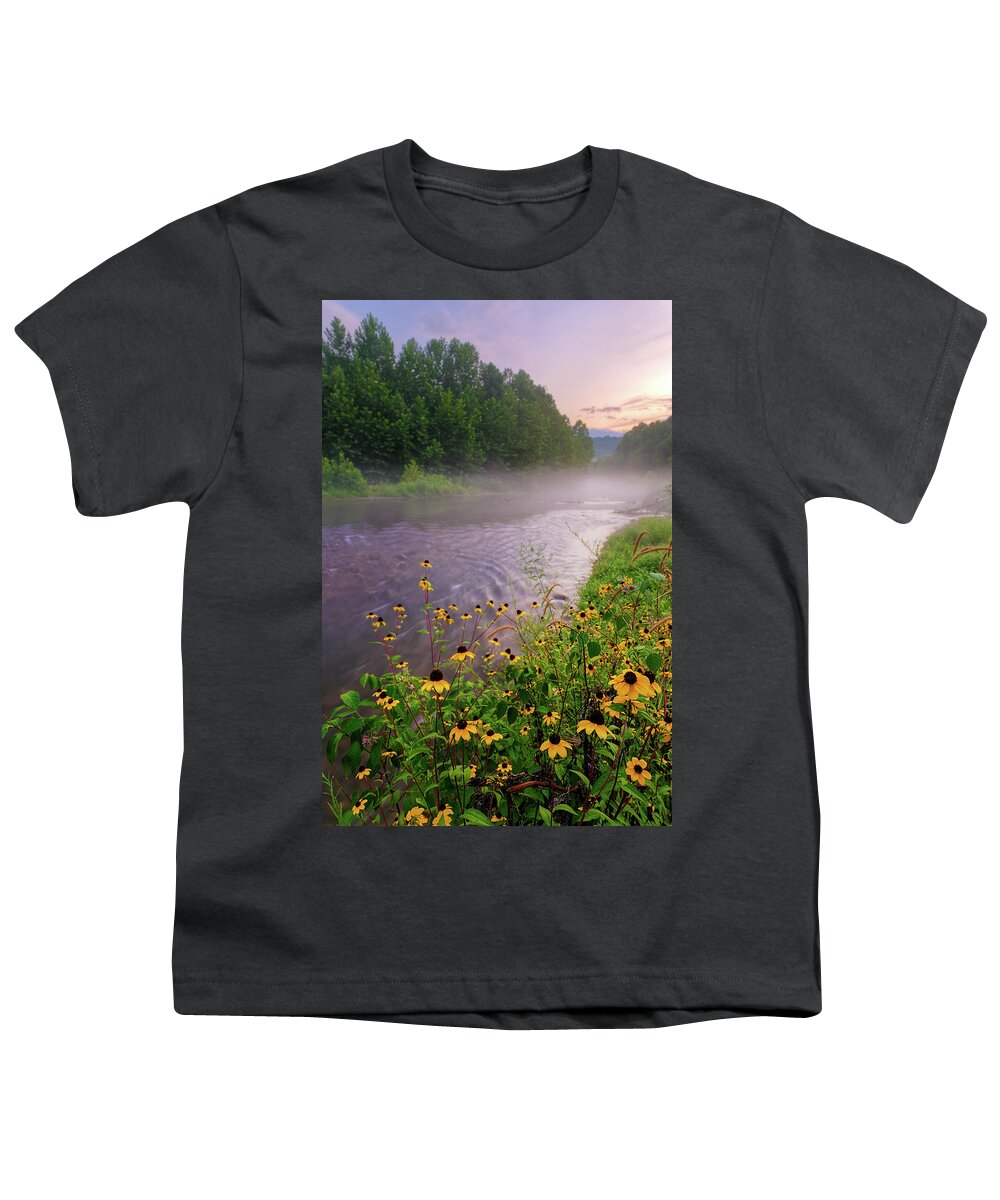 Wildflowers Youth T-Shirt featuring the photograph Little Piney Creek #2 by Robert Charity