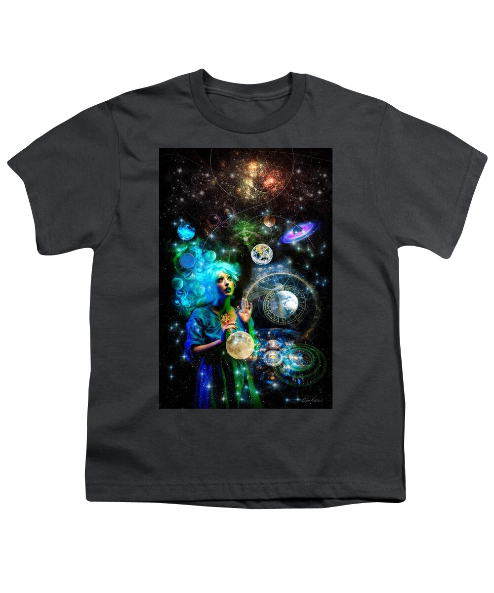 Astrology Youth T-Shirt featuring the photograph The Astrologer #2 by Diana Haronis