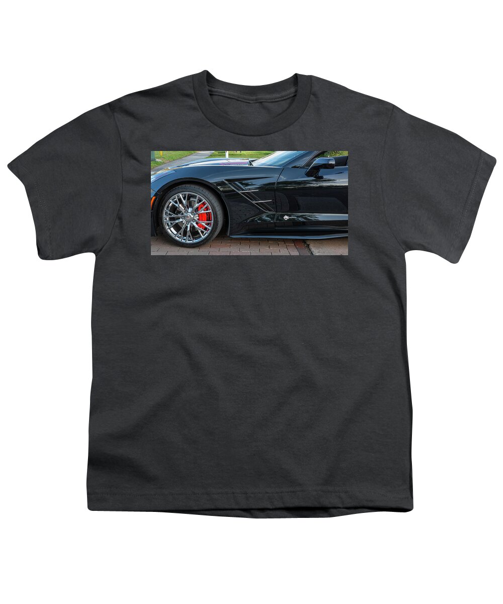 2019 Chevrolet Corvette Z51 Youth T-Shirt featuring the photograph 2019 Chevrolet Corvette Z51 X119 by Rich Franco