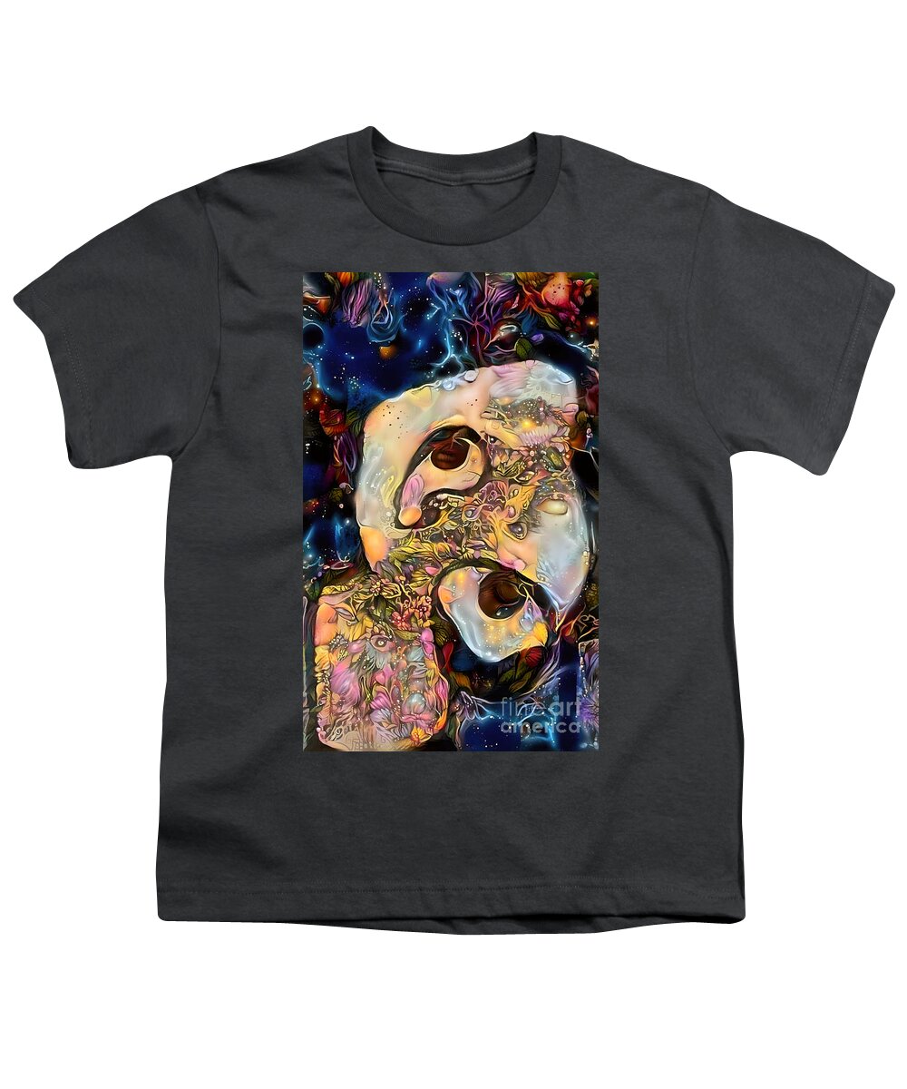 Contemporary Art Youth T-Shirt featuring the digital art 26 by Jeremiah Ray