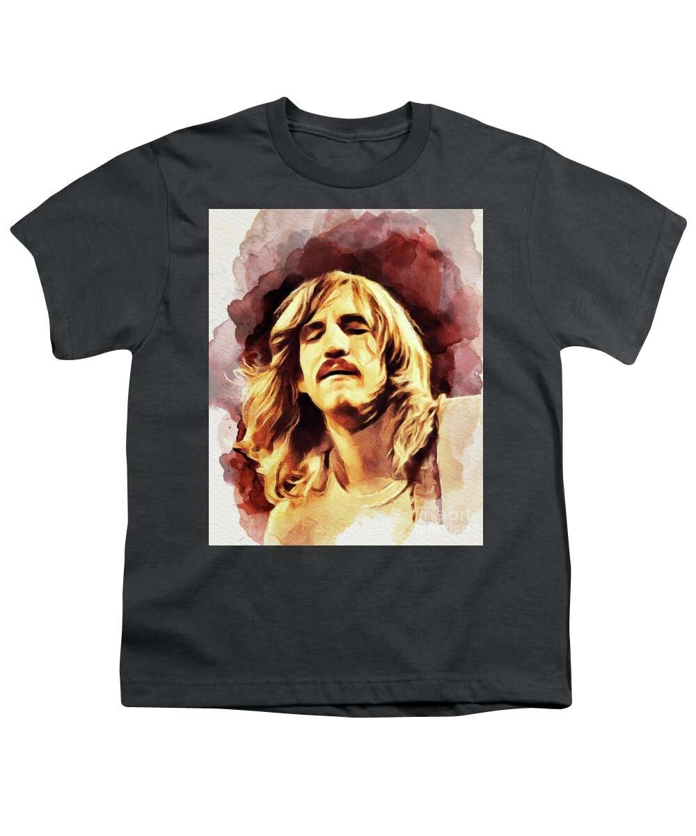 Joe Youth T-Shirt featuring the painting Joe Walsh, Music Legend #3 by Esoterica Art Agency