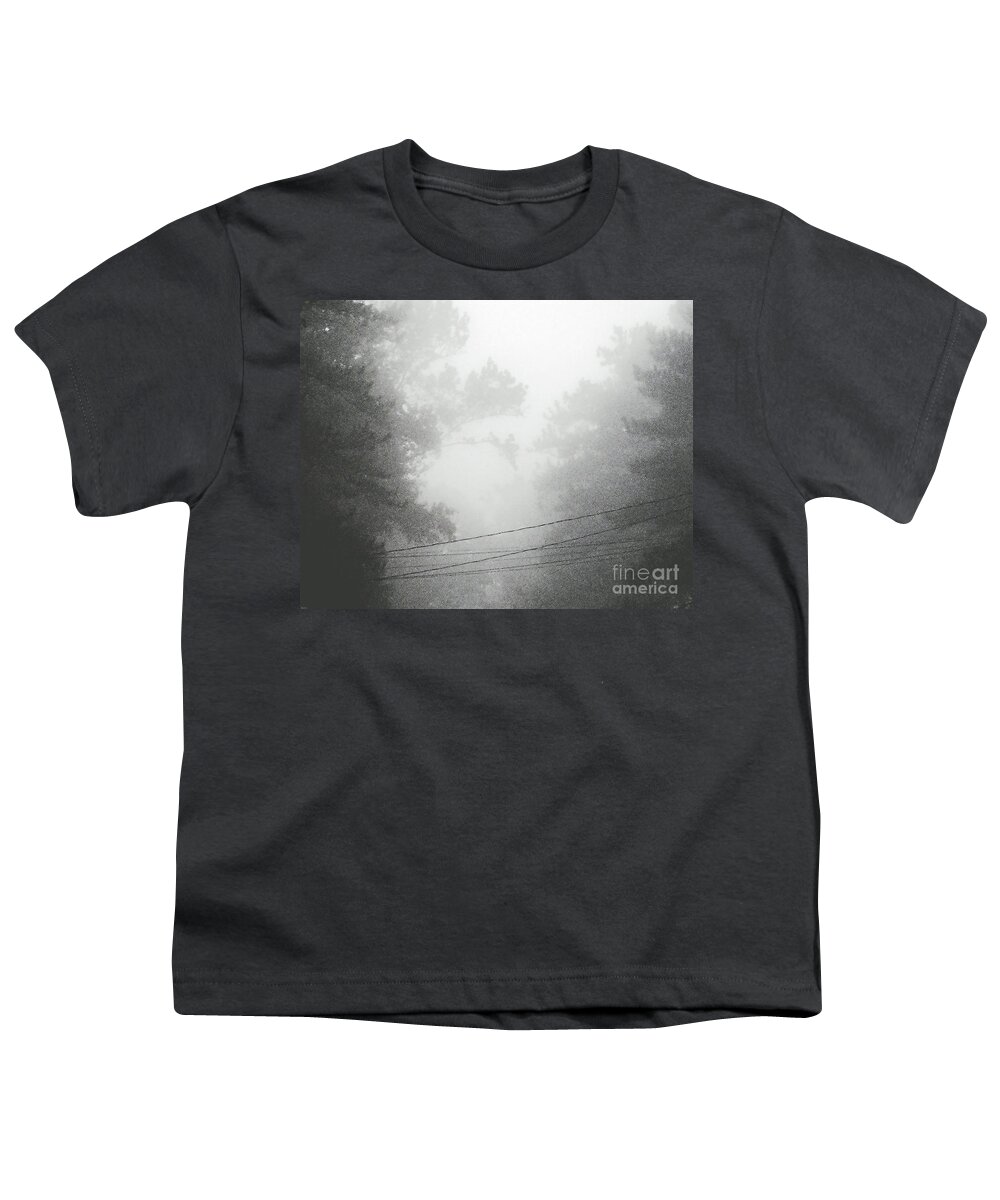 Fog Youth T-Shirt featuring the photograph 339 Fogged by Lizi Beard-Ward