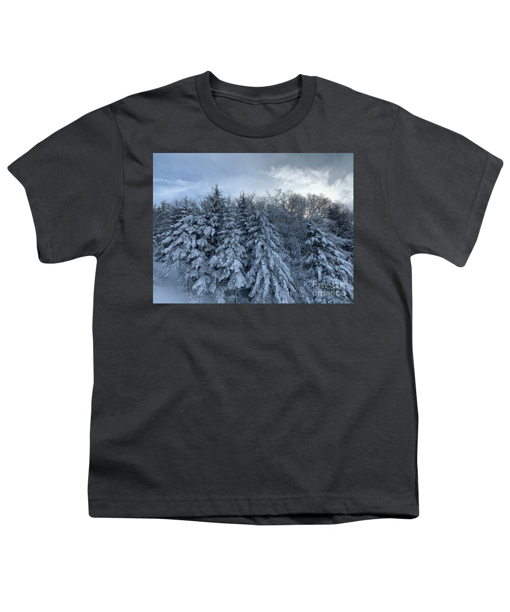  Youth T-Shirt featuring the photograph Winter Wonderland #5 by Annamaria Frost