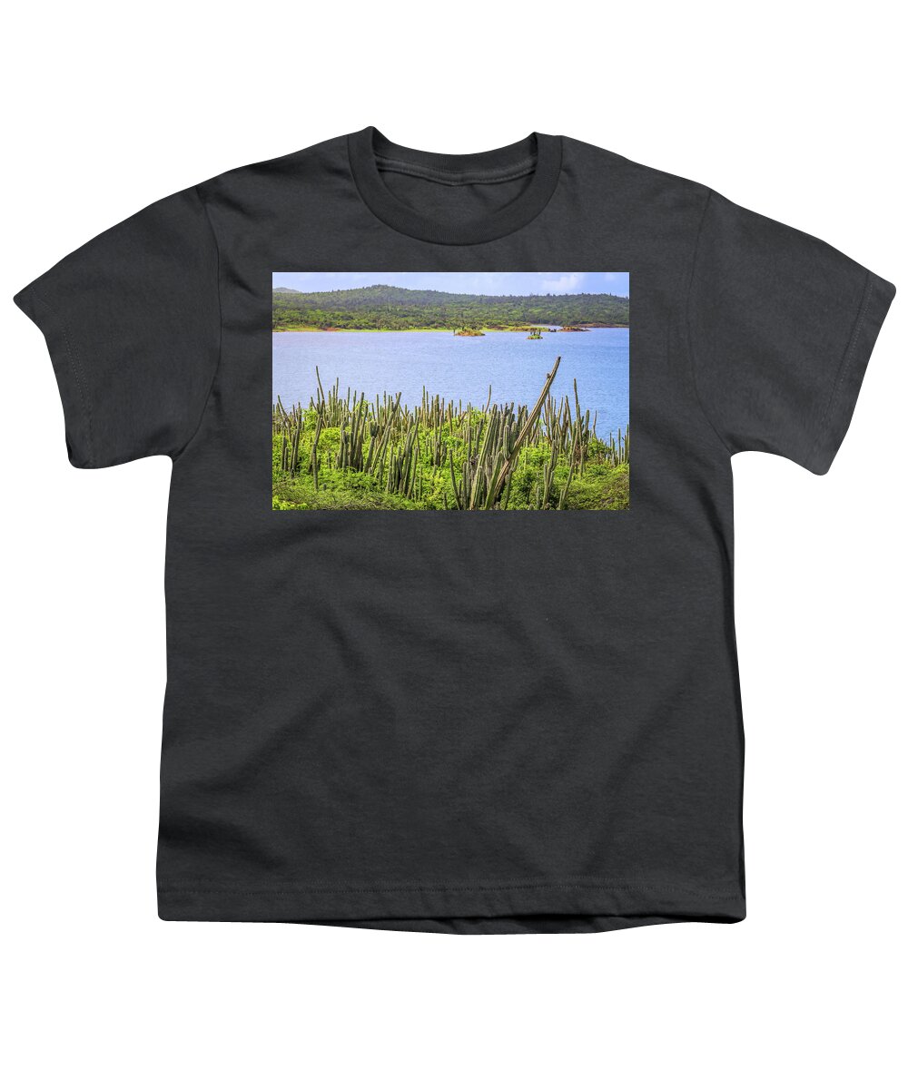 Bonaire Youth T-Shirt featuring the photograph Bonaire, Dutch Antilles #55 by Paul James Bannerman