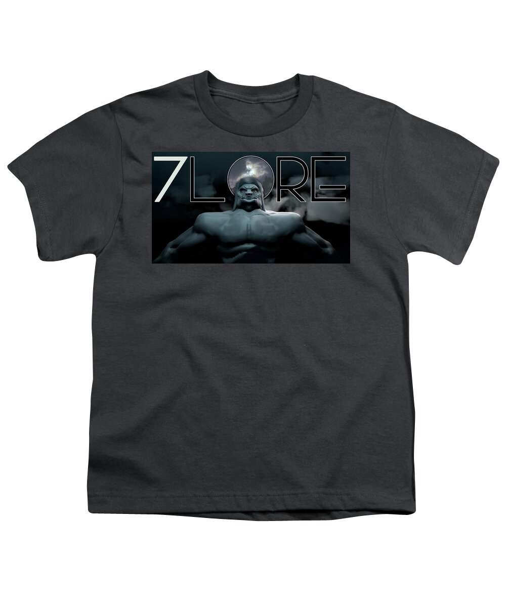  Youth T-Shirt featuring the painting 7LORE clouds by John Gholson