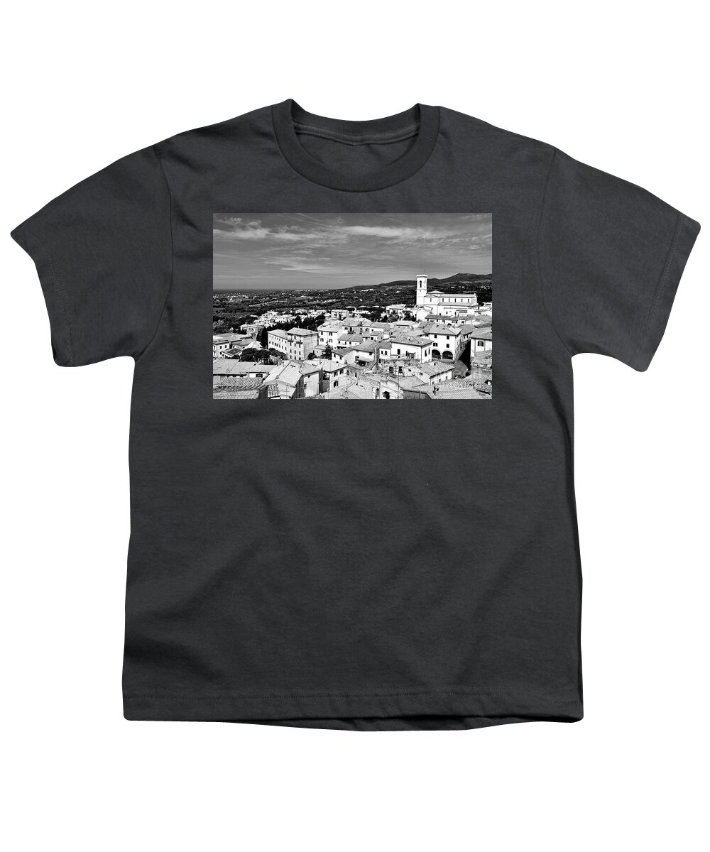 Tuscany Youth T-Shirt featuring the photograph A Beautiful View by Ramona Matei