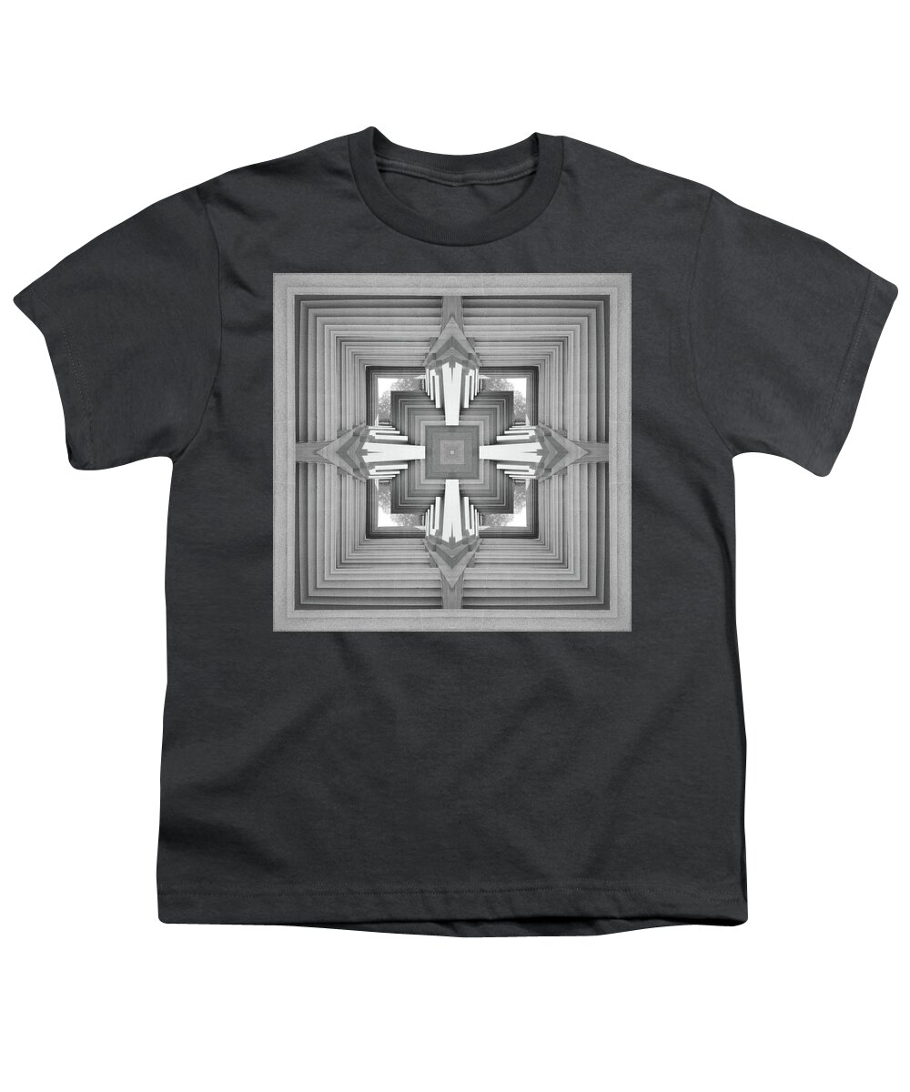 Abstract Columns Youth T-Shirt featuring the photograph Abstract Columns 7 by Mike McGlothlen