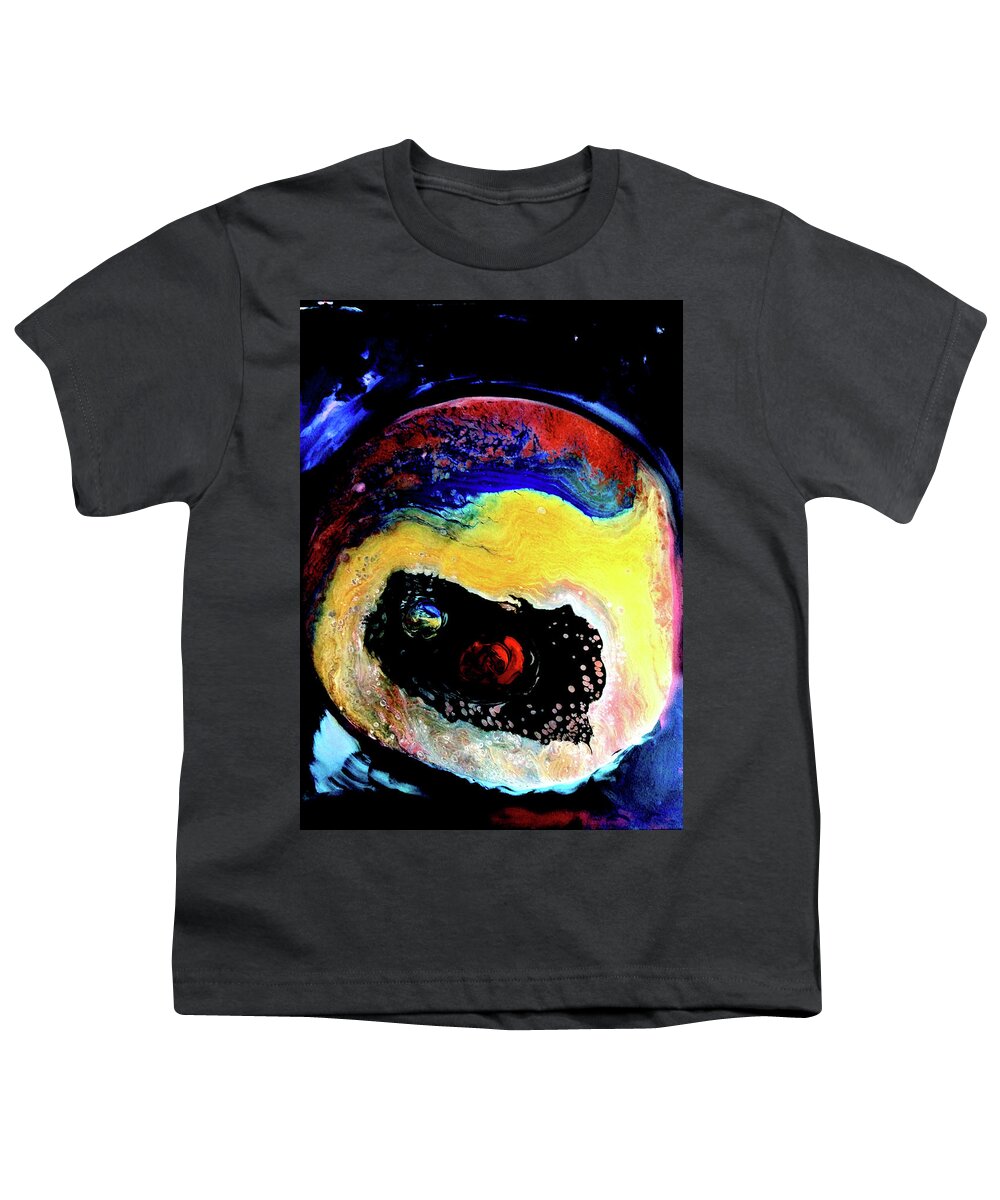 Planet Youth T-Shirt featuring the painting Another World by Anna Adams