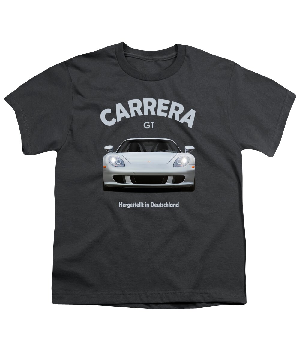 Porsche Carrera Gt Youth T-Shirt featuring the photograph The Carrera GT Face by Mark Rogan