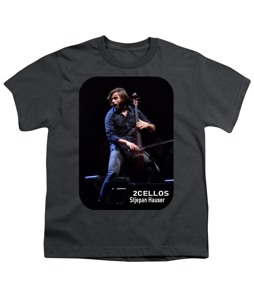 2 Cellos Youth T-Shirt featuring the photograph Stjepan Hauser by James Peterson