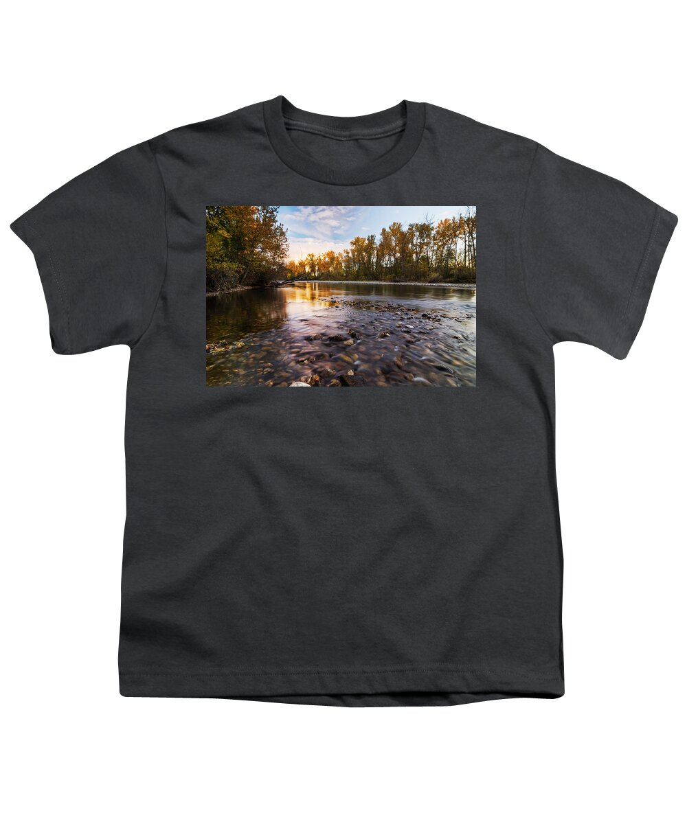 Boise River Youth T-Shirt featuring the photograph Autumn symphony by Vishwanath Bhat